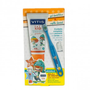 Pack cepillo + gel + gadget VITIS Kids