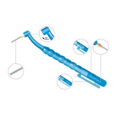 Mango para cepillo interdental con 4 cepillos Pic-Brush