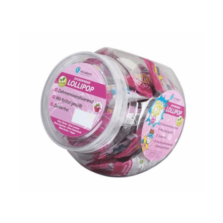 Bombonera XyliPOPS 25 uds. sabor fresa