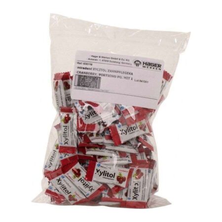 Bolsa chicles con Xilitol Miradent 100x2 Uds arándanos