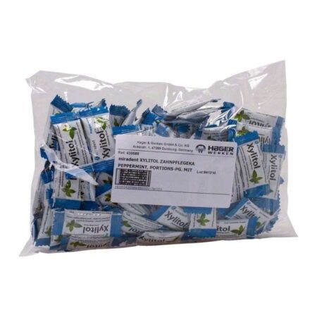 Bolsa chicles con Xilitol Miradent 100x2 Uds menta